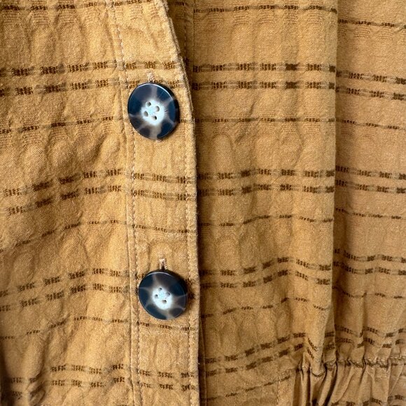 Madewell Tan Button-Front Jumpsuit - Picture 5 of 16